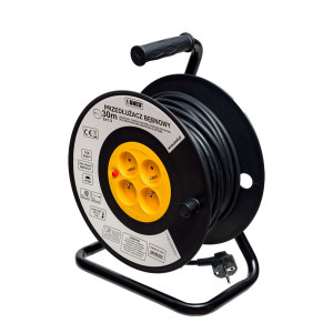 Przedłużacz budowlany bębnowy 3x1,5  30m